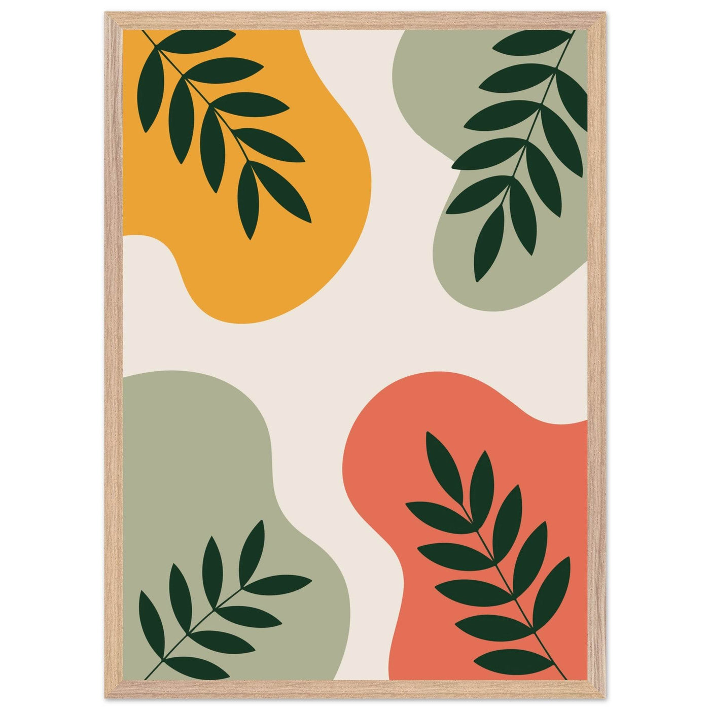 Abstract Botanical Art - Vibrantwalls