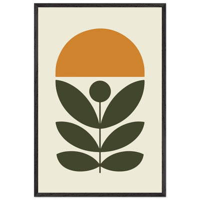 Abstract Botanical Green Plant Modern Art - Vibrantwalls