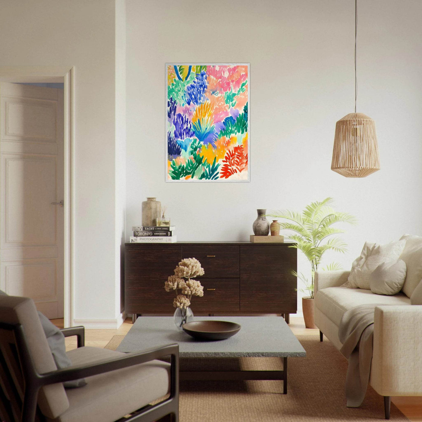 Matisse-Abstract Floral - Vibrantwalls