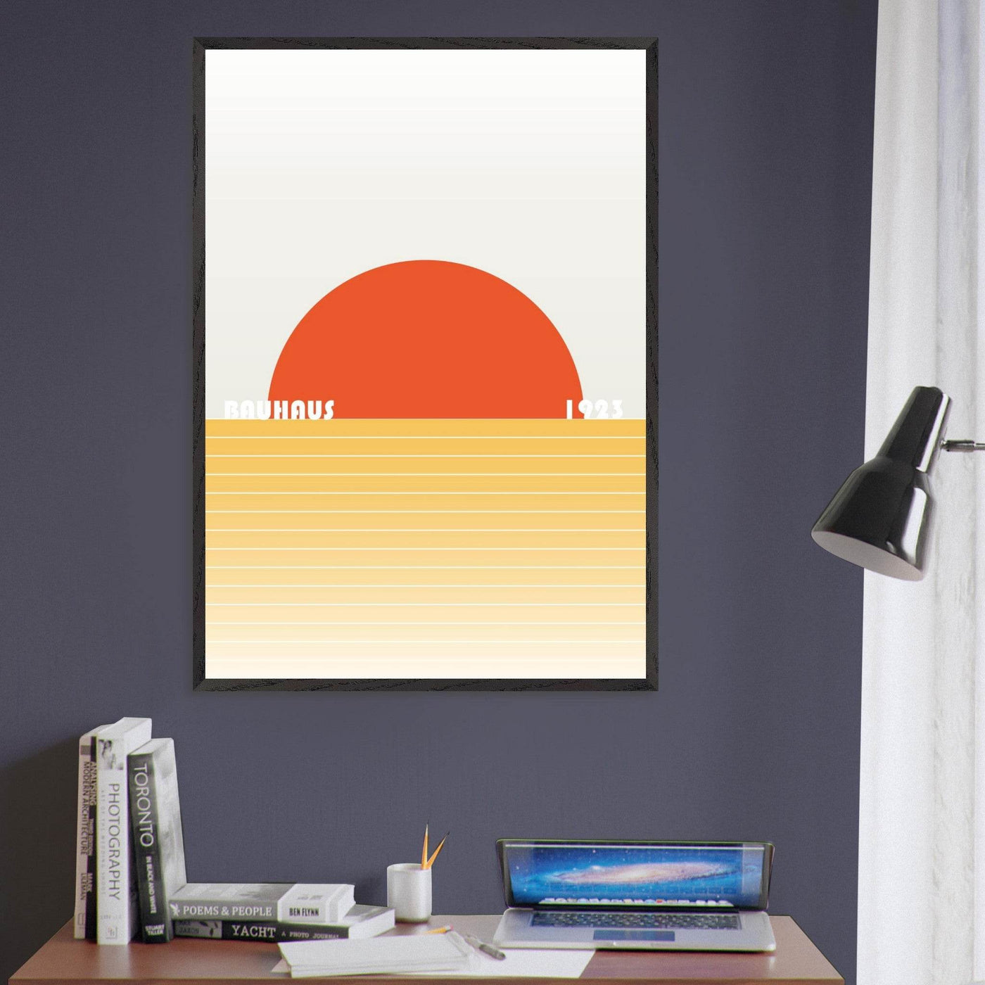 Bauhaus Sunset Abstraction - Vibrantwalls