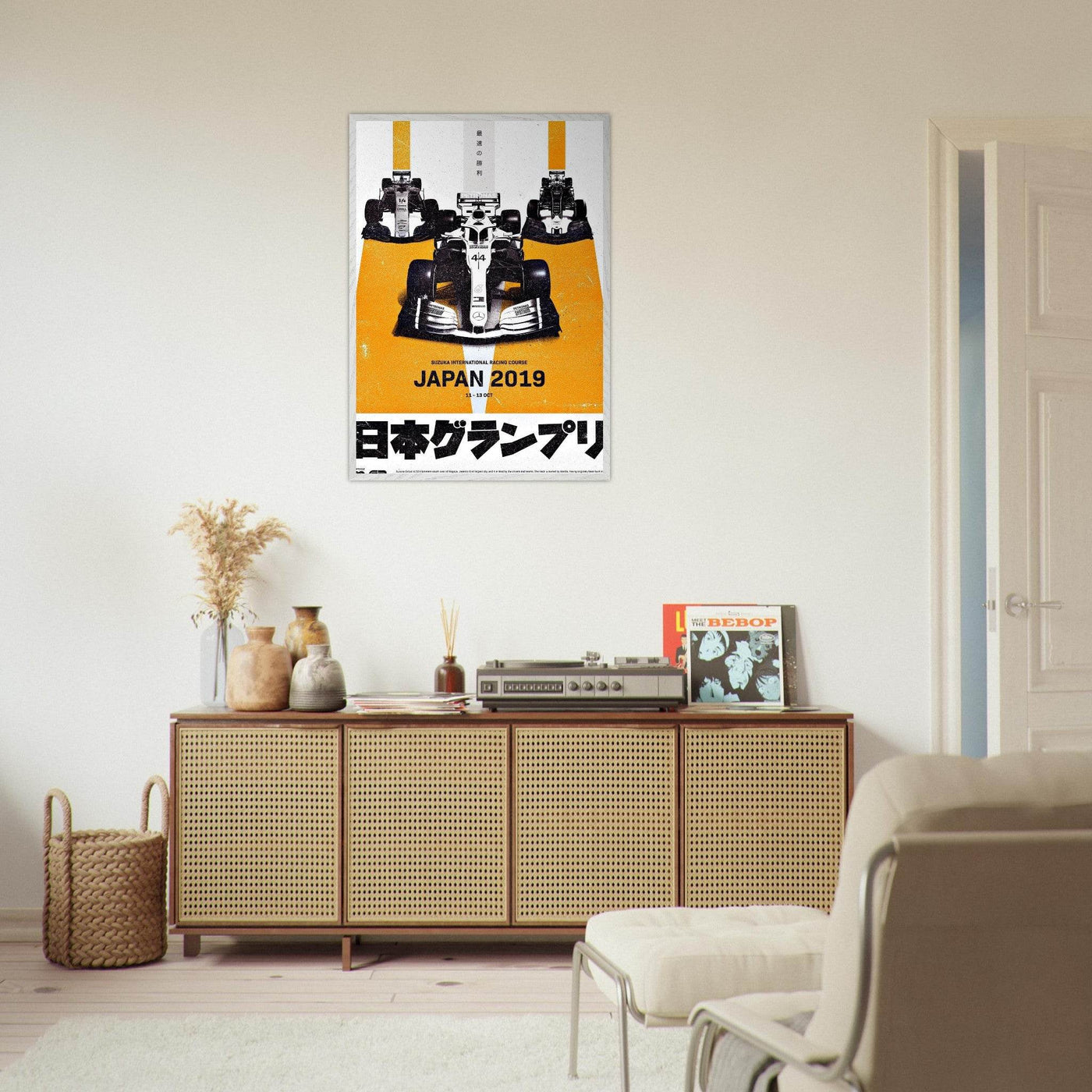 Suzuka International Racing Course Japan 2019 F1 Race Car Poster – Eco-Friendly, Ready to Hang - Vibrantwalls