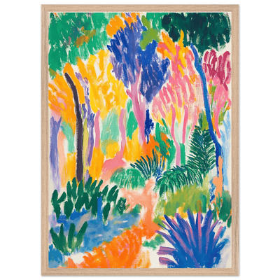 Abstract Foliage Art - Modern Wall Decor for Your Home - Vibrantwalls