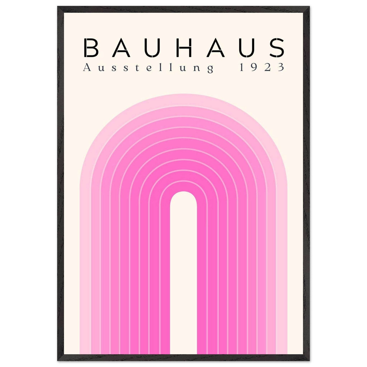 Bauhaus Pink Gradient Arch - Vibrantwalls