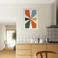 Desert Landscape Mid-Century Modern Wall Art - Vibrantwalls