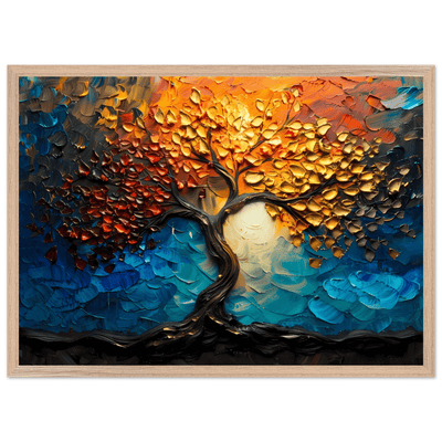 The Tree of Life Premium Wooden - Vibrantwalls
