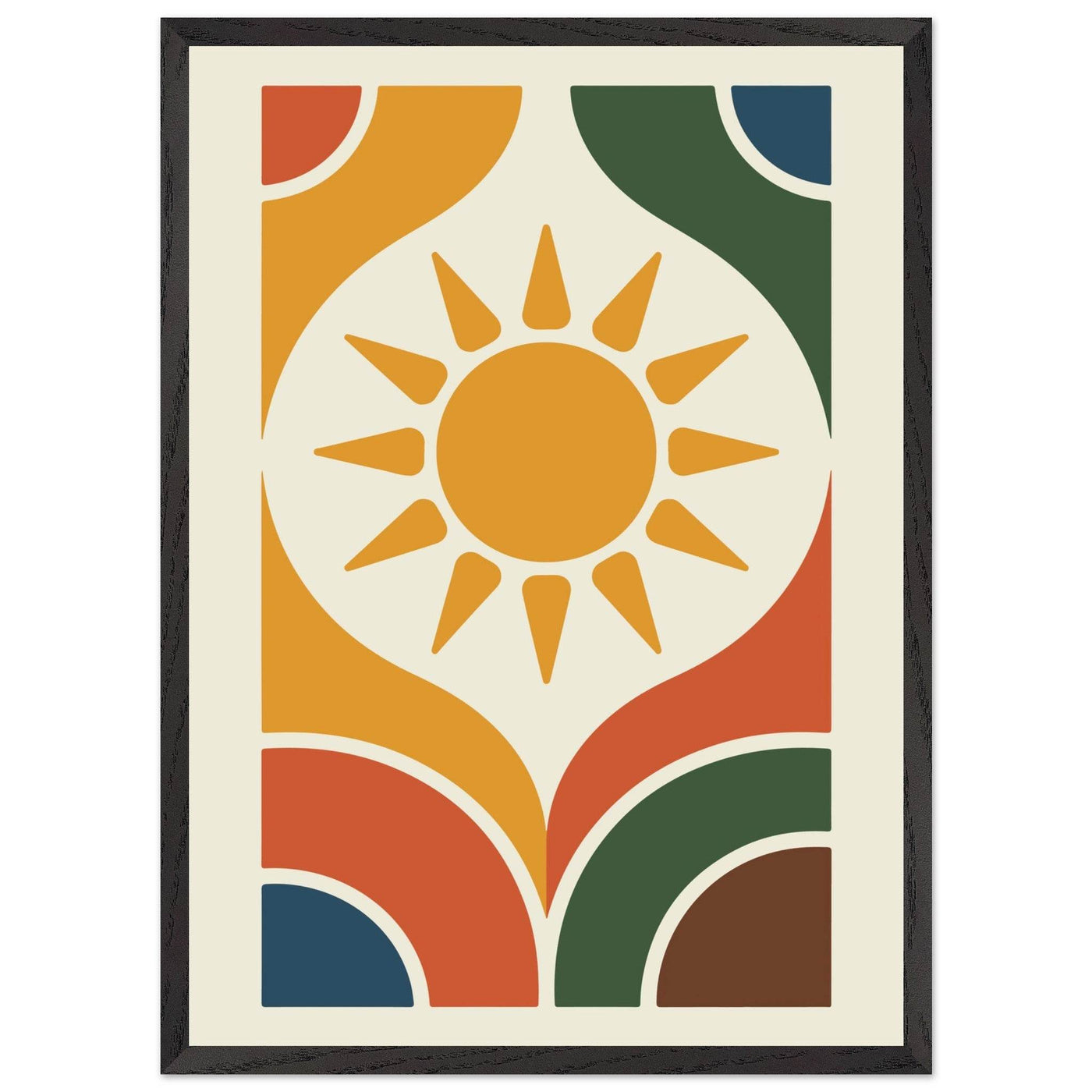 Boho Sun Desert - Vibrantwalls
