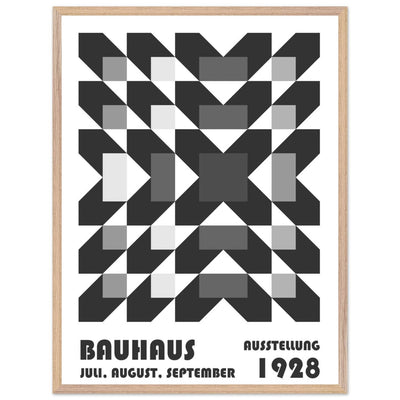 Bauhaus-Style Geometric Grid - Vibrantwalls