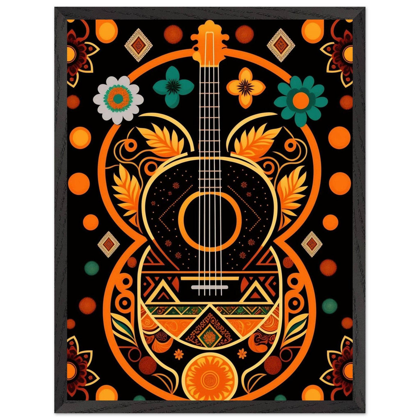 Boho Guitar Dreams - Vibrantwalls