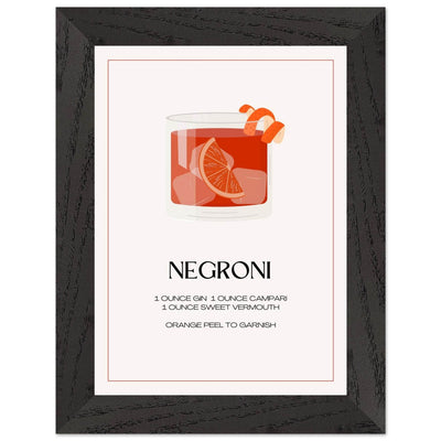 Negroni Cocktail Recipe - Vibrantwalls