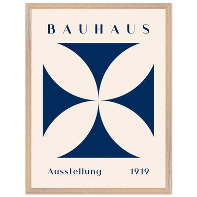 Bauhaus Exhibition 1919 - Navy Cream - Vibrantwalls