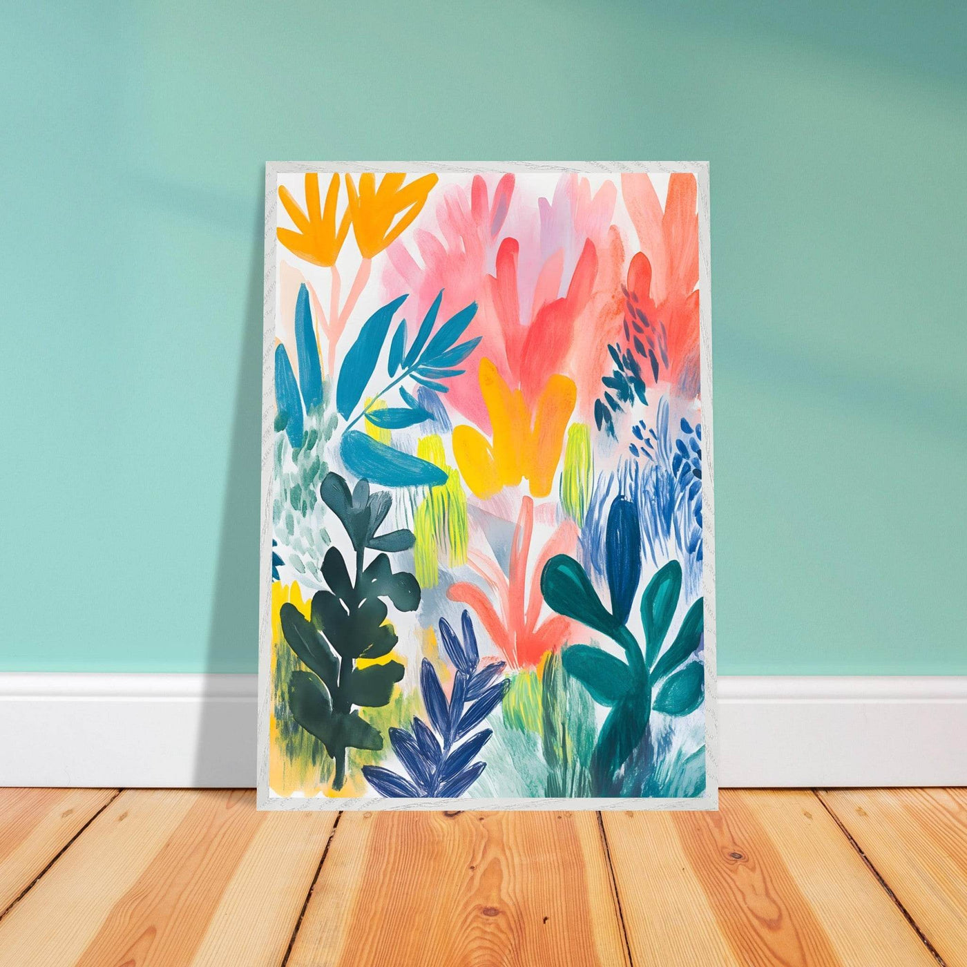 Abstract Floral Henri Matisse Botanical - Vibrantwalls