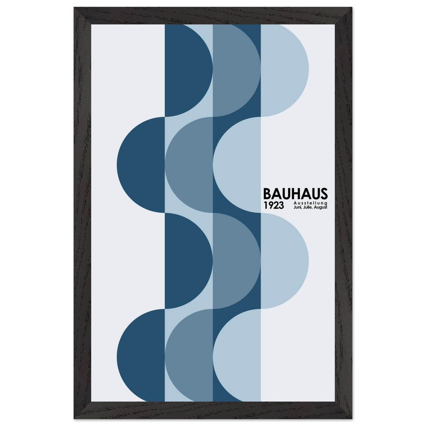 Bauhaus-Style The Blue Design - Vibrantwalls
