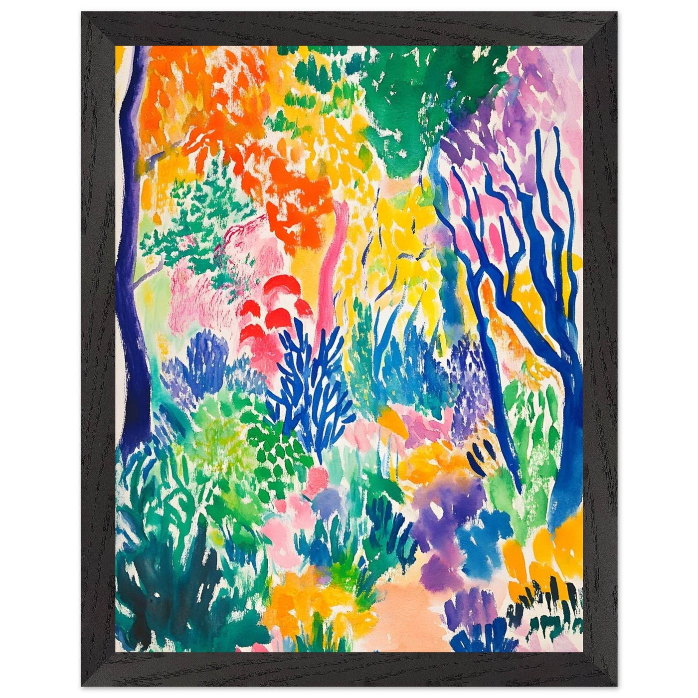 Vibrant Matisse Abstract Garden Joy - Vibrantwalls