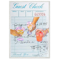 Guest Check Cocktail Poster Wall Art - Vibrantwalls