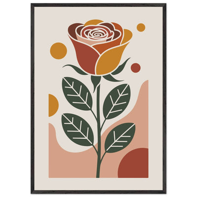 Boho Rose Art - Vibrantwalls