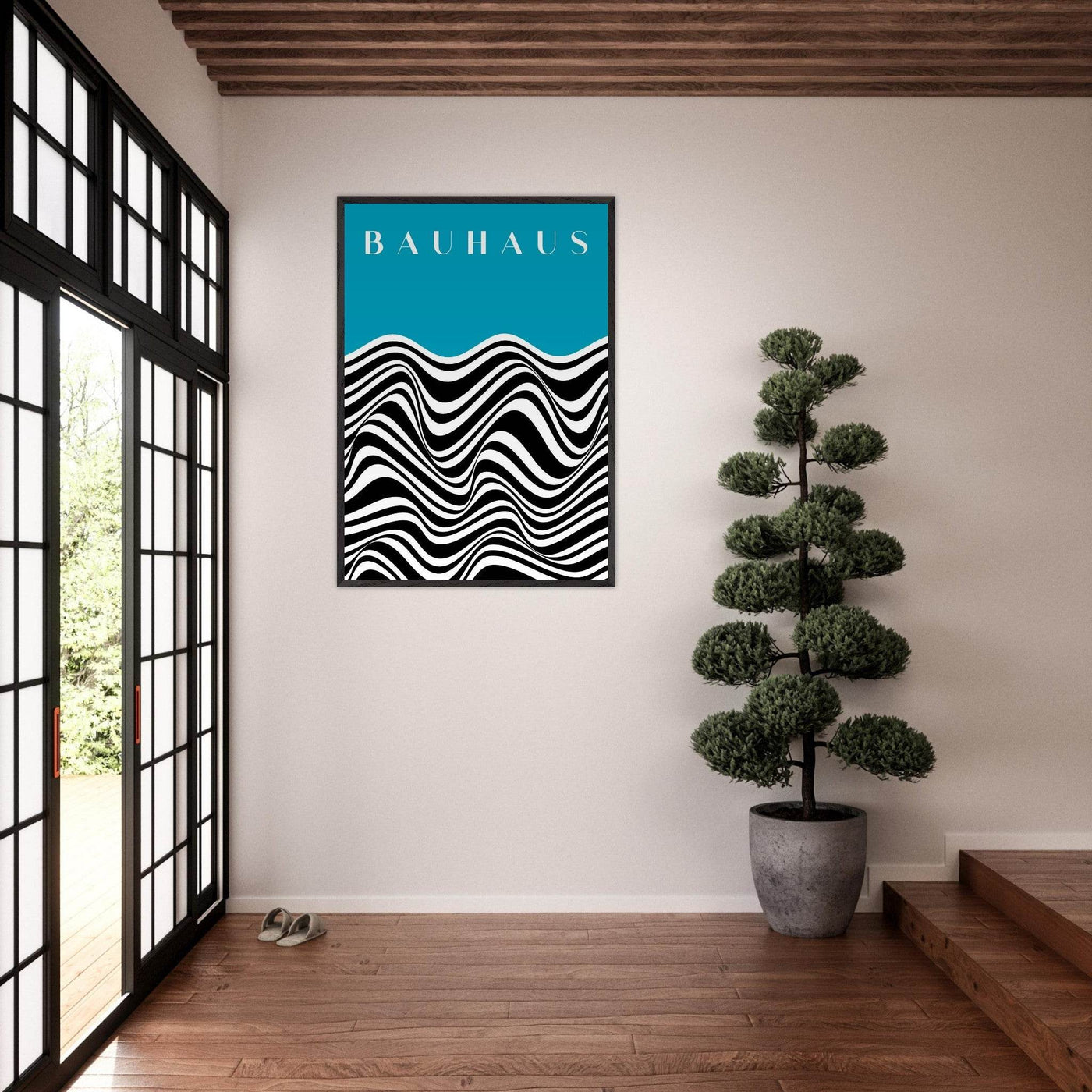 Bauhaus Optical Illusion - Vibrantwalls