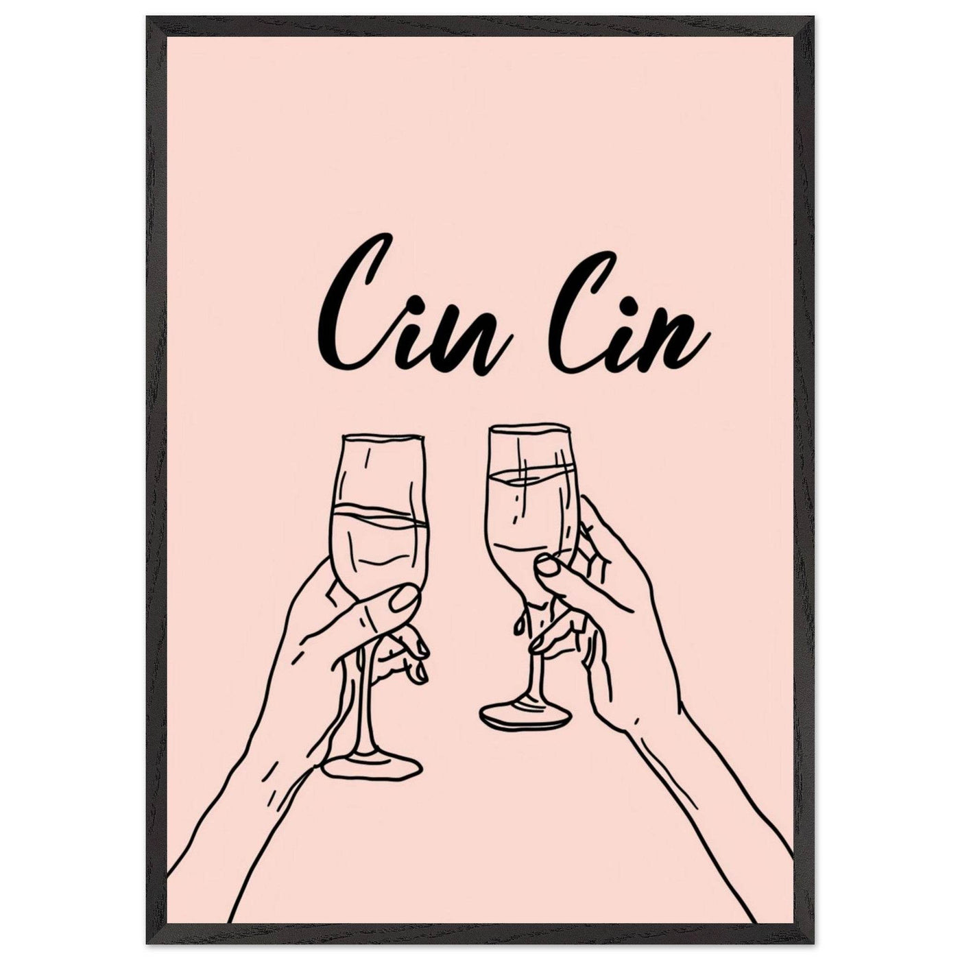 Cin Cin Toast Art Print - Vibrantwalls