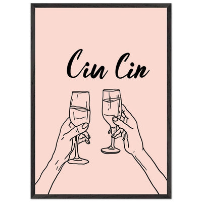 Cin Cin Toast Art Print - Vibrantwalls