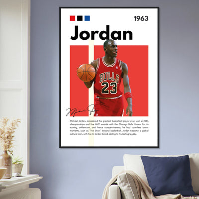 Michael Jordan Air Jordan Bulls Retro Print Vibrantwalls