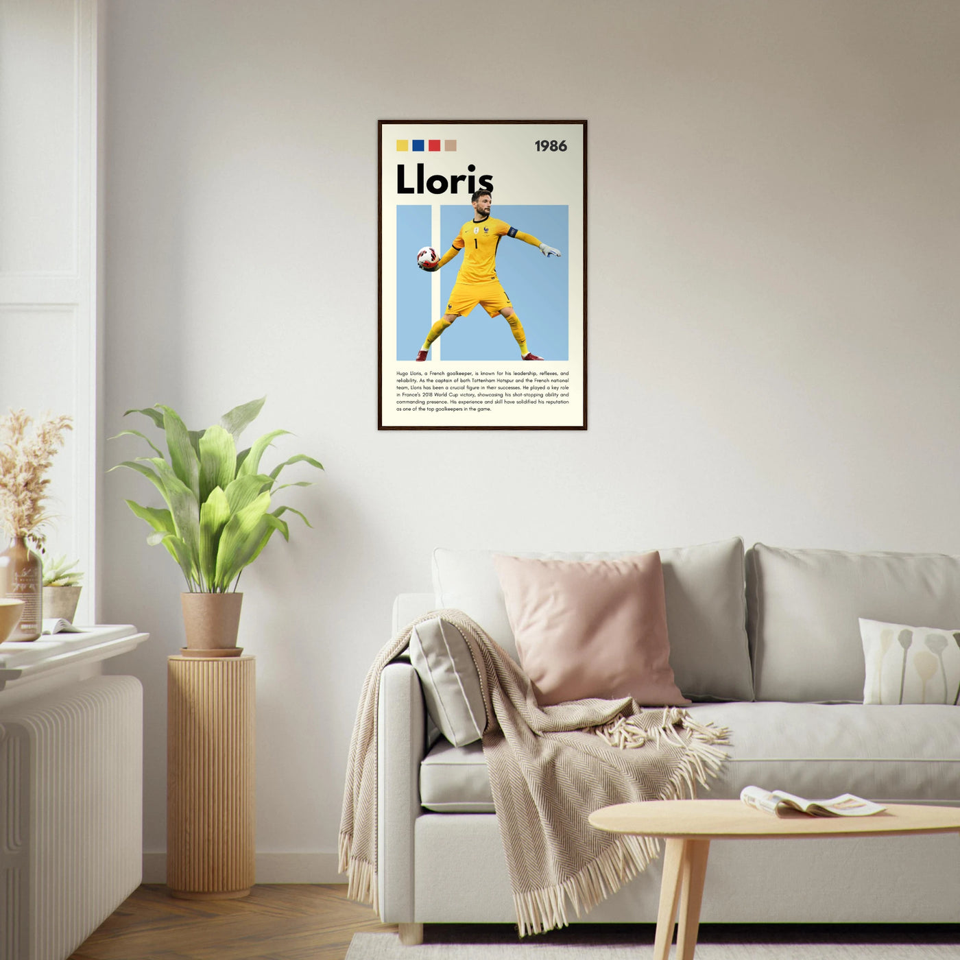 Hugo Lloris France Goalkeeper Football Poster Vibrantwalls