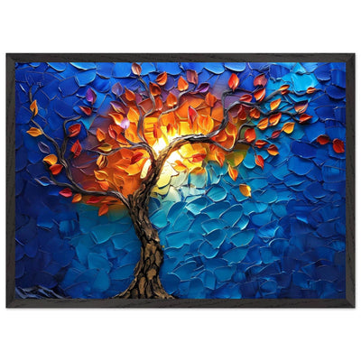 Vibrant Tree of Life Palette Knife Art - Vibrantwalls