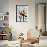 Retro Diner Dance Jive Art Print Wall Art - Vibrantwalls