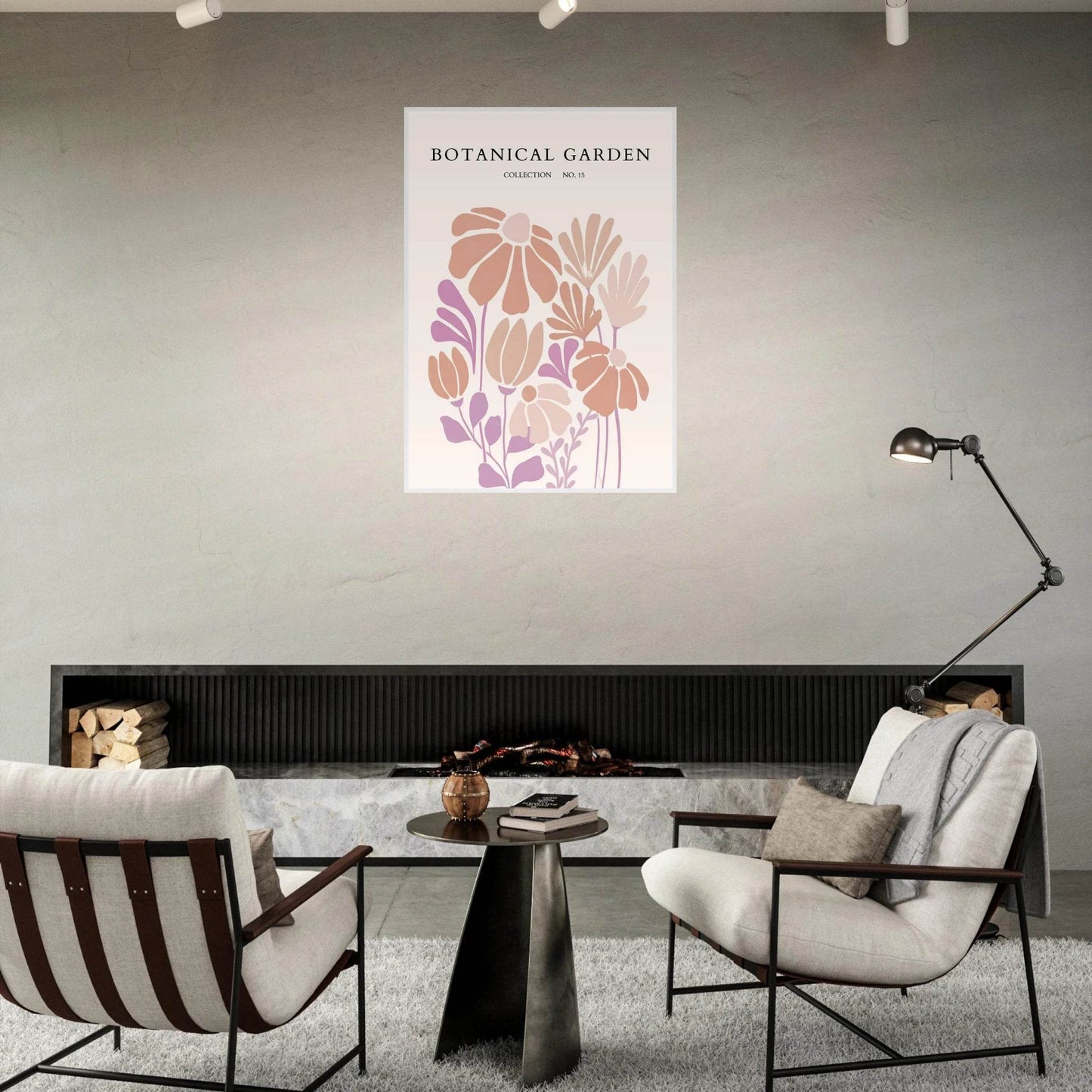 Botanical Garden Collection Framed Posters – Soft Floral Abstract Art Prints | Ready-to-Hang - Vibrantwalls