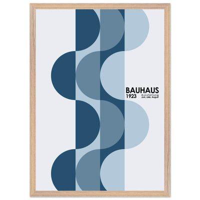 Bauhaus-Style The Blue Design - Vibrantwalls