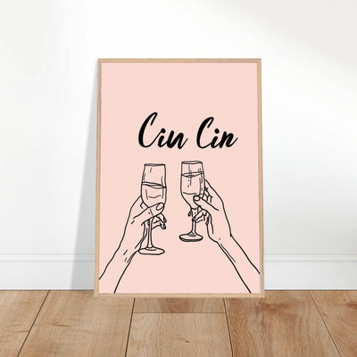 Cin Cin Toast Art Print - Vibrantwalls