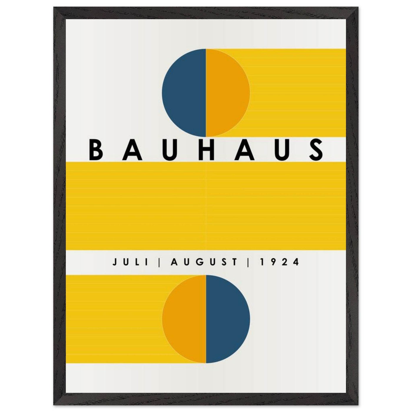 Bauhaus Blue Tunnel Geometric - Vibrantwalls