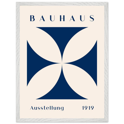 Bauhaus Exhibition 1919 - Navy Cream - Vibrantwalls