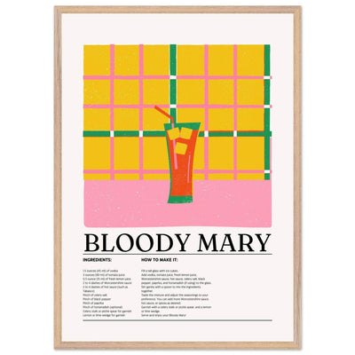 Retro Bloody Mary Cocktail Recipe - Vibrantwalls