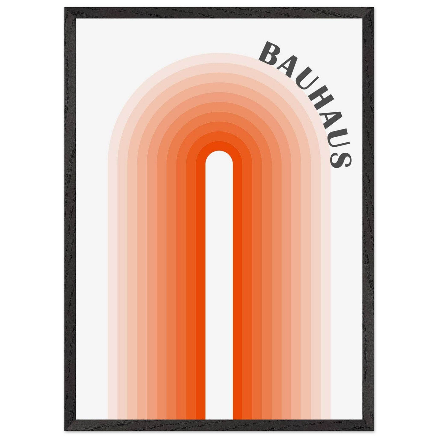 Bauhaus-Style Gradient Arch - Vibrantwalls