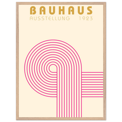 Bauhaus Pink Pop Decor for Modern Home Aesthetics - Vibrantwalls