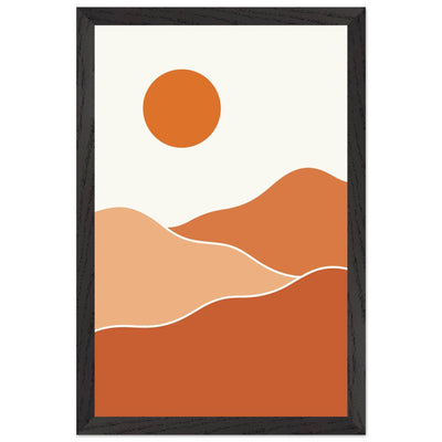 Abstract Desert Sunset - Vibrantwalls