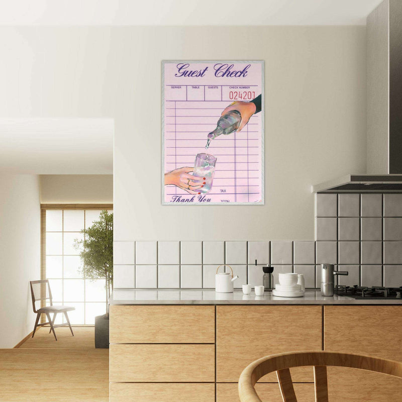 Gin Tonic Retro Bar Art Wall Art - Vibrantwalls