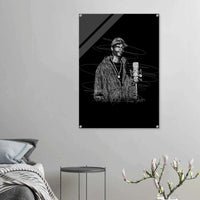 Snoop Dogg 'Scribble' Acrylic Print – Iconic, Modern Hip-Hop Wall Art - Vibrantwalls