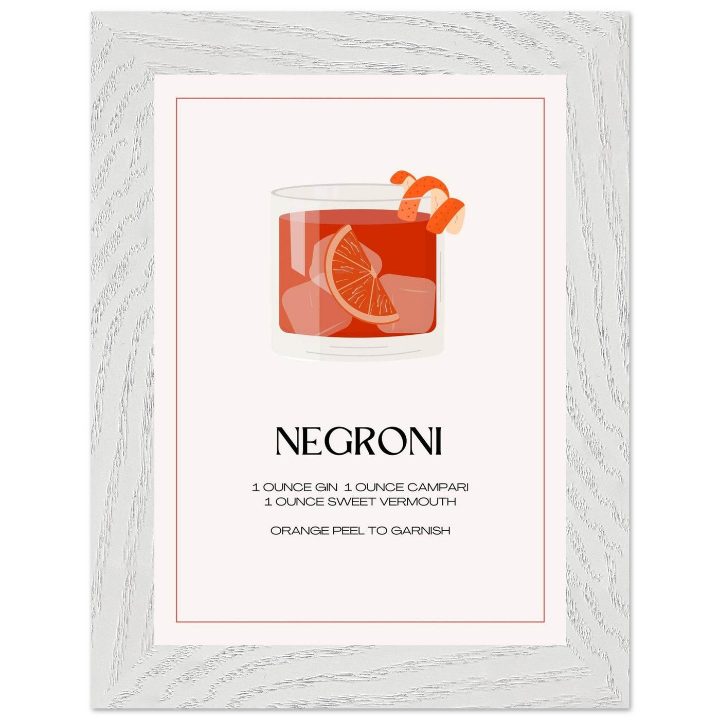 Negroni Cocktail Recipe - Vibrantwalls