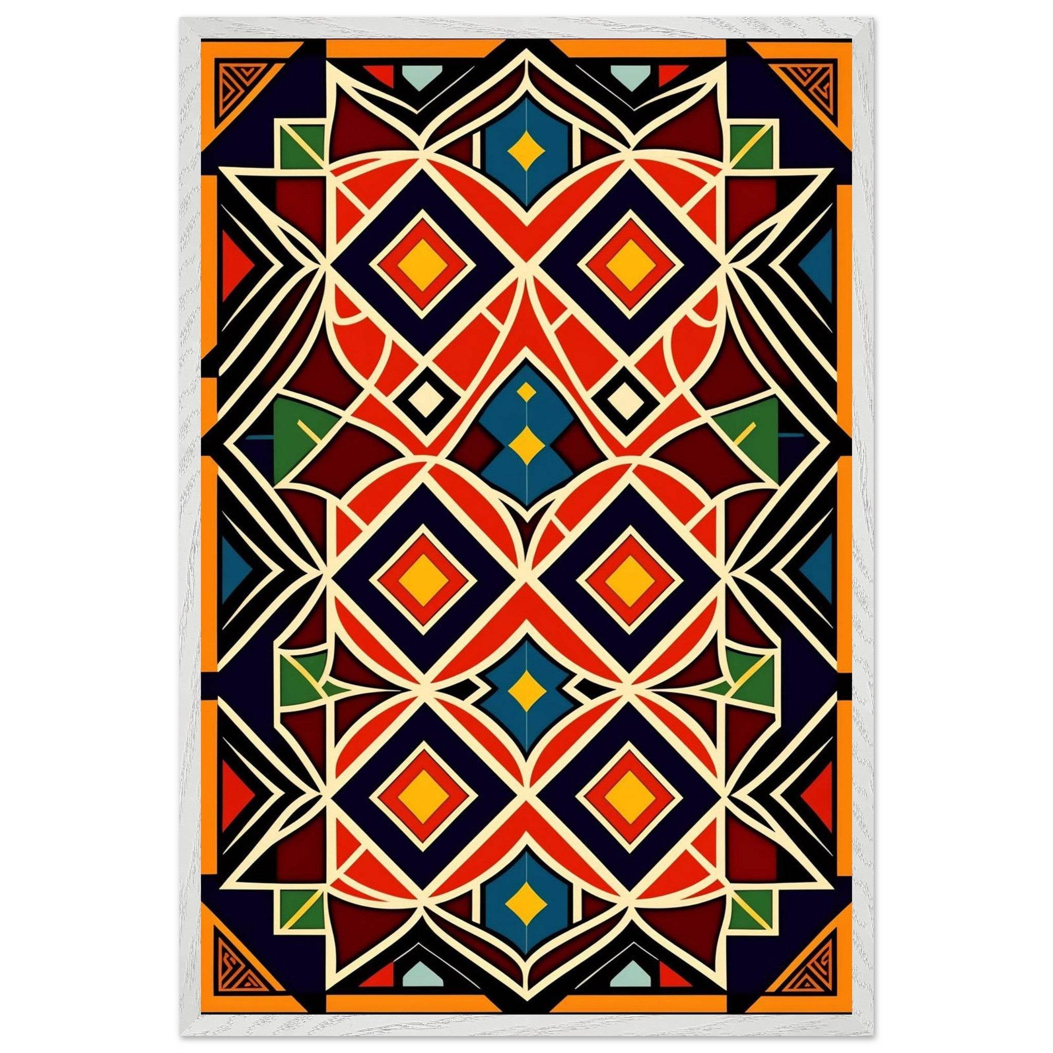 Abstract Geometric Wall Decor - Unique Boho Art for Contemporary Spaces - Vibrantwalls