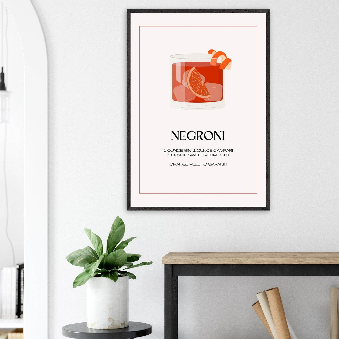 Negroni Cocktail Recipe - Vibrantwalls