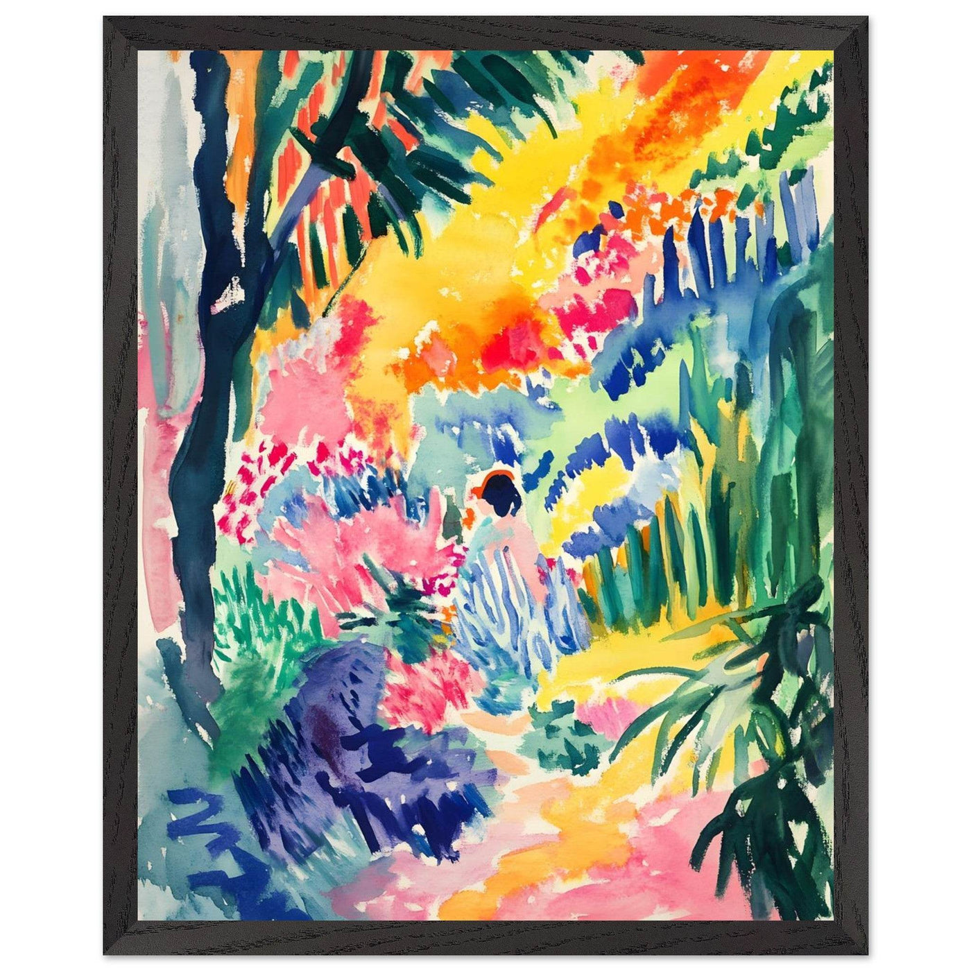 Vibrant Abstract Garden Henri Matisse - Vibrantwalls