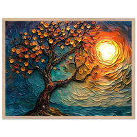 Tree of Life Textured Sunset Palette - Vibrantwalls