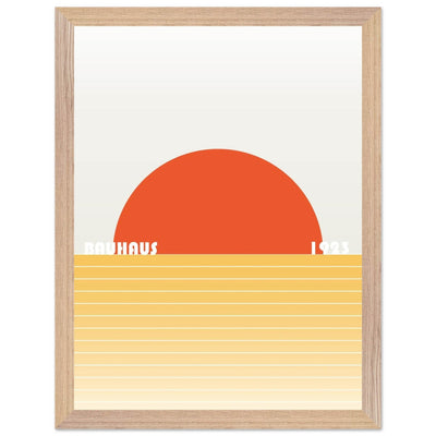 Bauhaus Sunset Abstraction - Vibrantwalls