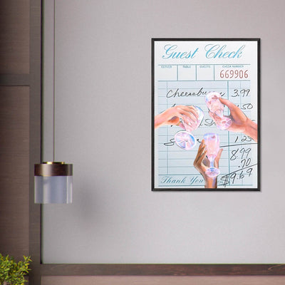 Vibrant Cocktail 'Guest Check' - Vibrantwalls