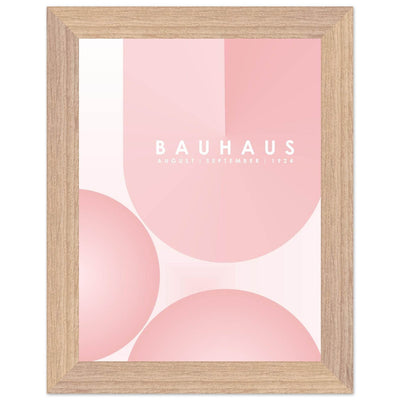Bauhaus Soft Pink Geometric Design for Contemporary Spaces - Vibrantwalls