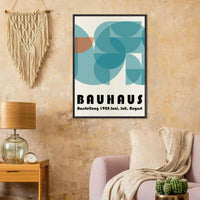 Bauhaus-Style The Blue Tunnel - Vibrantwalls