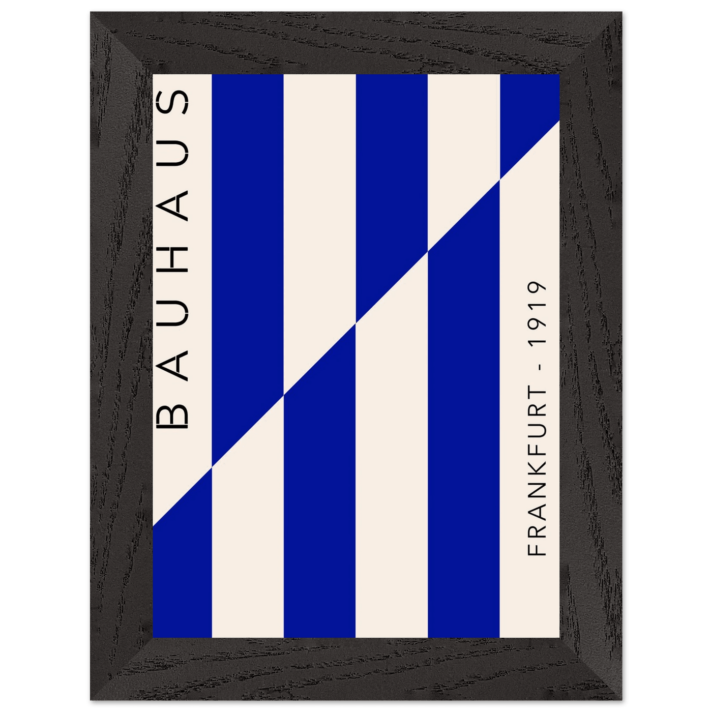 Bauhaus Ausstellung 1923 Blue & Cream - Vibrantwalls
