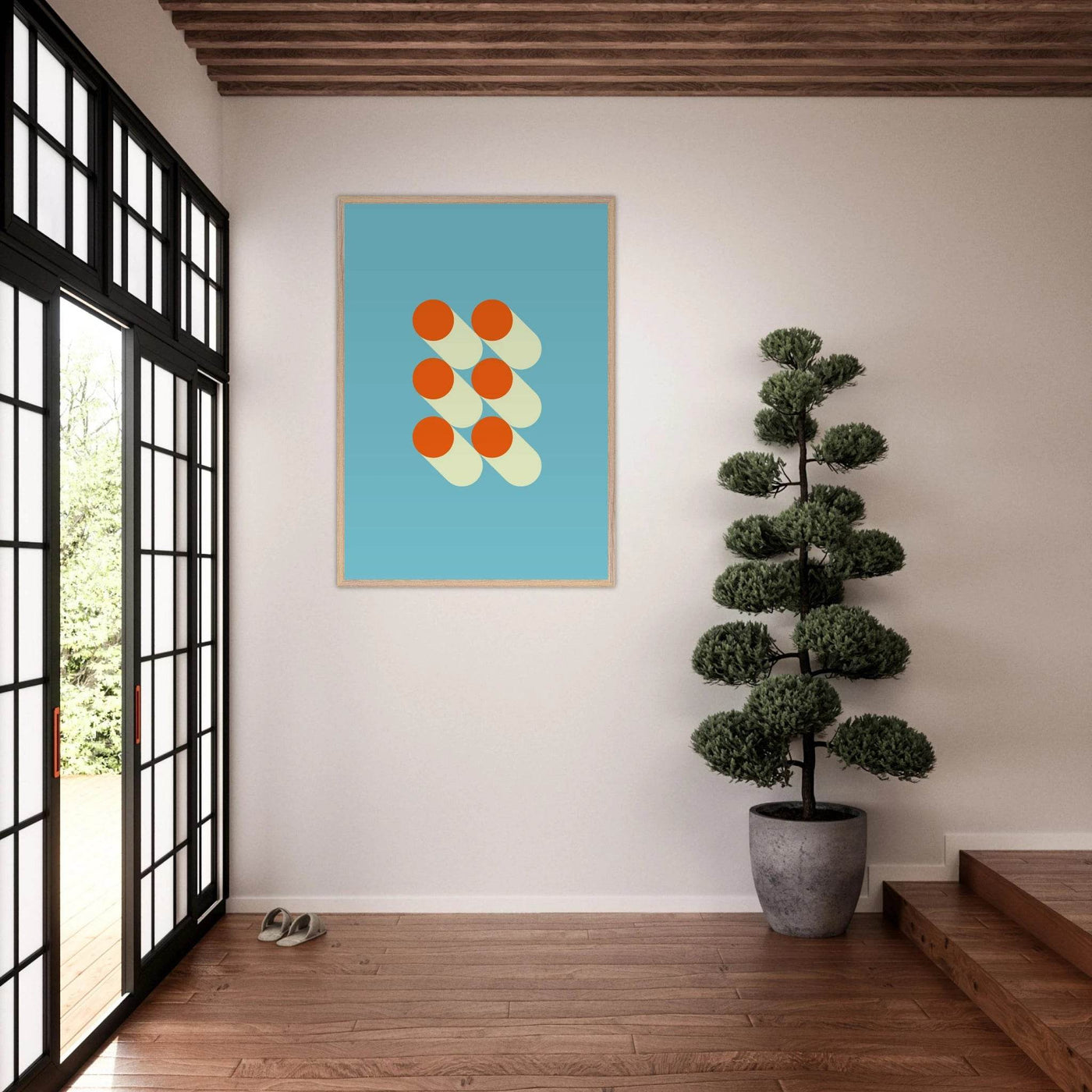 Abstract Geometric Print - Vibrantwalls