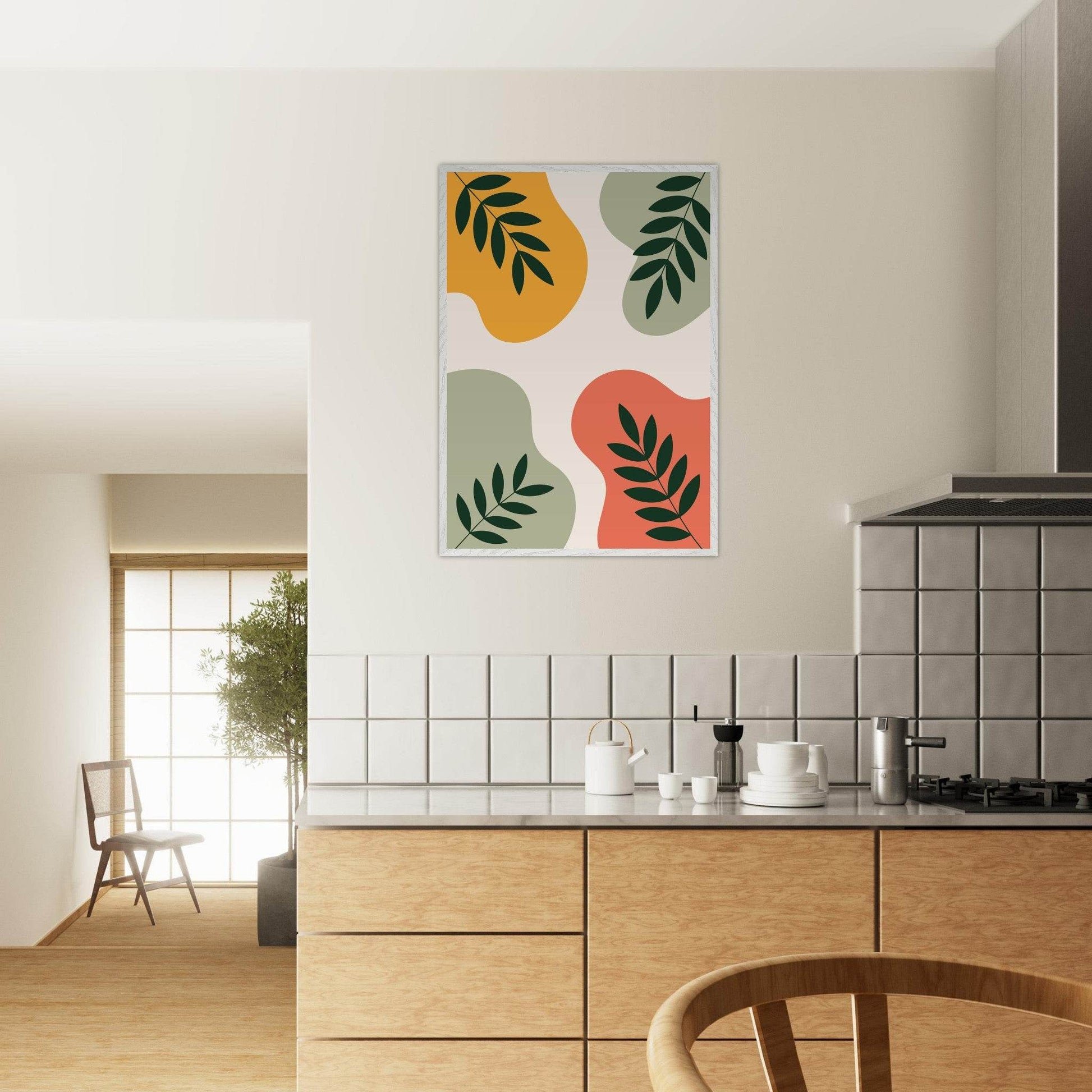 Botanical Nature Inspired Abstract Wall Art - Vibrantwalls