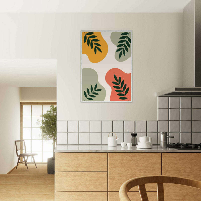 Botanical Nature Inspired Abstract Wall Art - Vibrantwalls